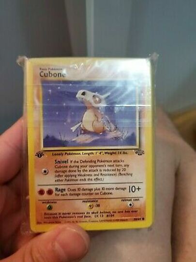 1999 Pokemon 1st Edition Jungle cubone